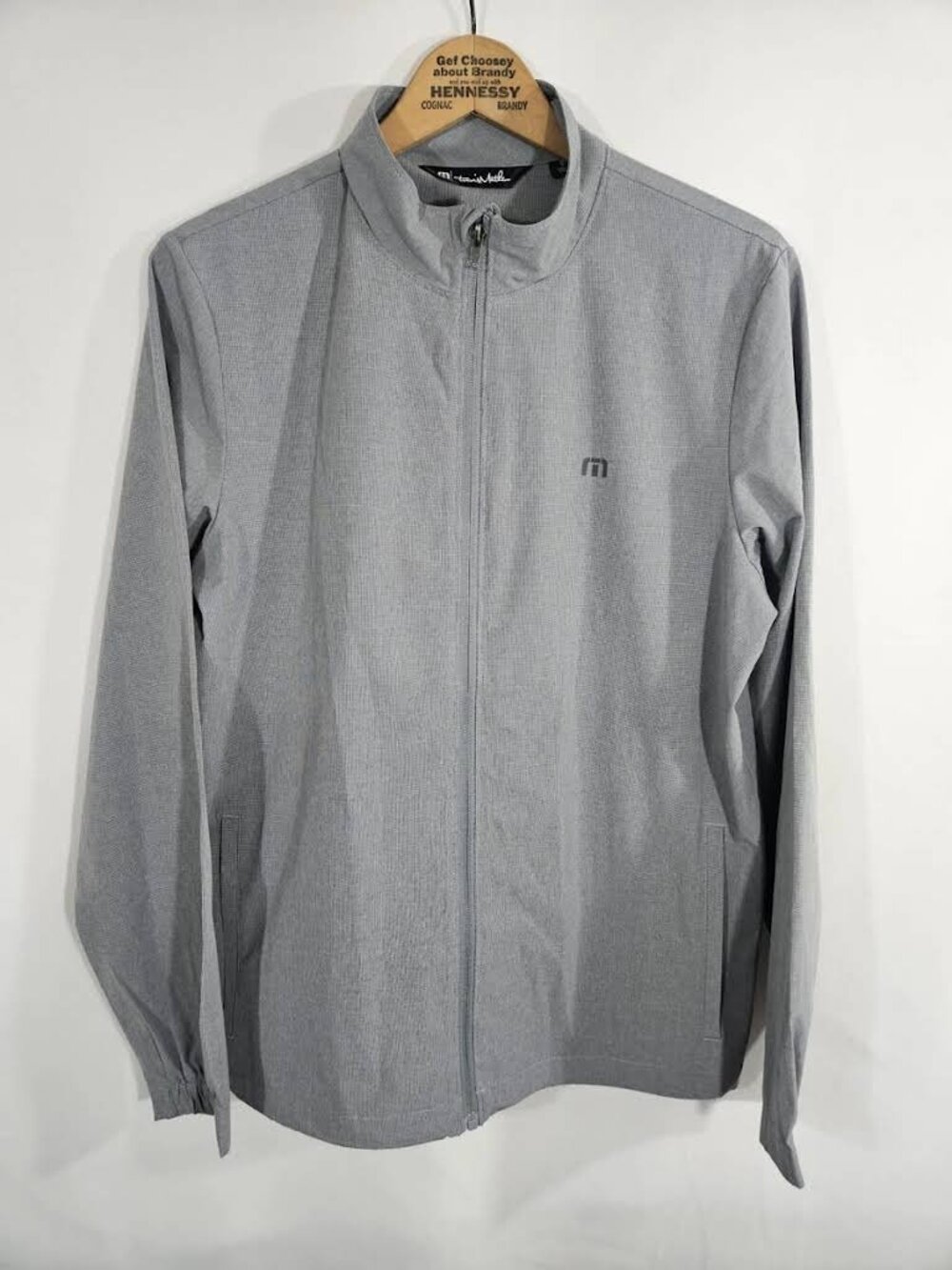 MINT CONDITION TRAVIS MATHEW GRAY WINDBREAKER GOLF JACKET SIZE XXL